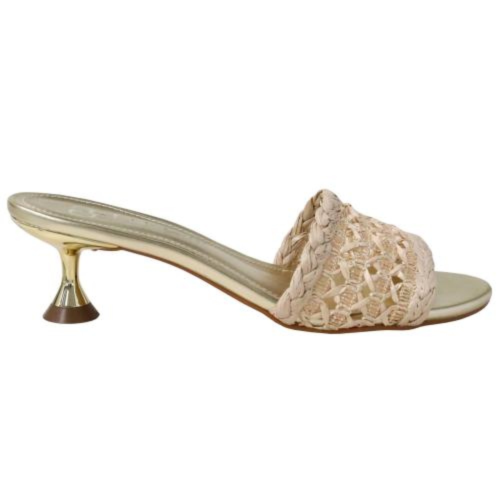 SANDALIA MULE COM SALTO TAÇA