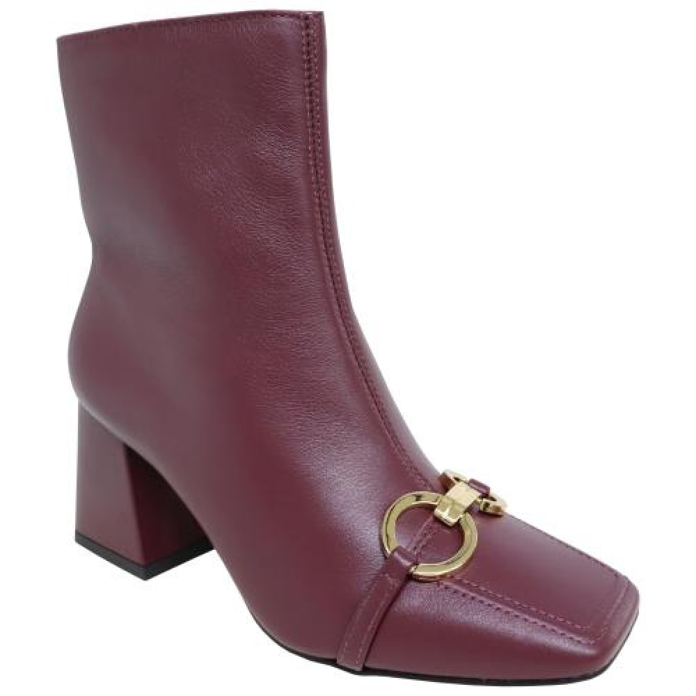 BOTA COURO SALTO MÉDIO BLOCO